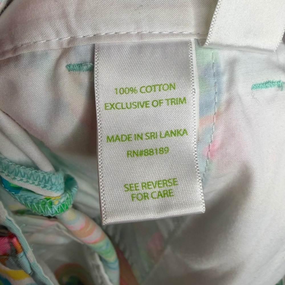 Lilly Pulitzer Callahan Shorts Multi Sea Salt and Sun Print Womens 4 Preppy Cute - Picture 8 of 8
